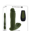 Gender X The Hunk Dual Anal Vibrator w/Remote Control - Green
