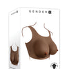 Gender X Realistic Undergarments Plate D-Cup - Dark