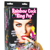 Rainbow Cock Ring Pop - Display of 12