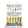 Liquor Lube - 10 ml Tube Asst. Flavors Display of 72