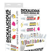 Dickalicious Intimate Arousal 2 ml Tubes Wall Mount - Asst. Flavors Display of 144