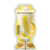 Cock Tailz Liquor Flavored Pecker Pops - Banana Daiquiri Yellow /White Stripe