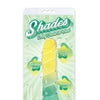 Shades Jelly Swirl TPR Gradient Dong Small - Yellow/Mint