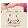 Intimate Earth Natural Flavors Glide - Cheeky Apples