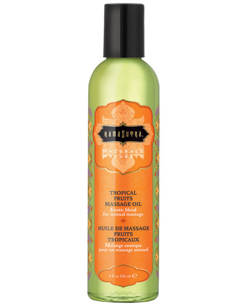 Kama Sutra Naturals Massage Oil 8 oz - Assorted Scents