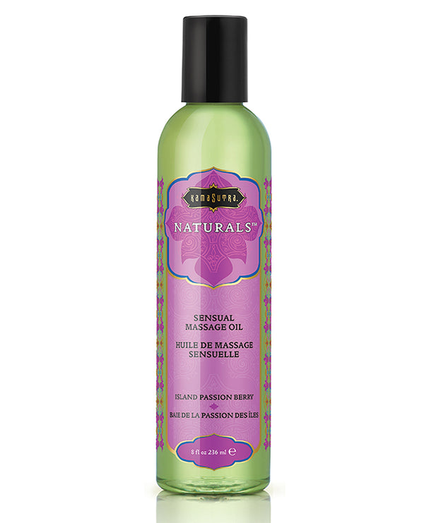 Kama Sutra Naturals Massage Oil 8 oz - Assorted Scents