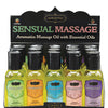 Kama Sutra Aromatics Massage Oil Display - 2 oz Asst. Scents Display of 15