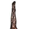 Kix'ies Elle  Fishnet Diamond Thigh High - Black