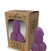 Eden's Penis Candle - Purple - Vanilla