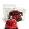 Ring the Bell for Sex Desk Bell - Red/Black