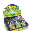 Cock Rockets Oral Sex Candy Pop - Display of 36 Fruit Punch, Green Apple & Orange