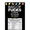 Fucks I Have To Give Tart Candies - 100 pc Bag