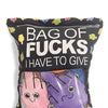 Bag of Fucks I Have To Give Plushy Pillow - Plush Bag of 5 Middle Fingers