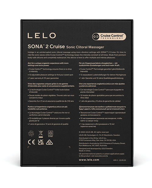 LELO Sona 2 Cruise - Assorted Colors