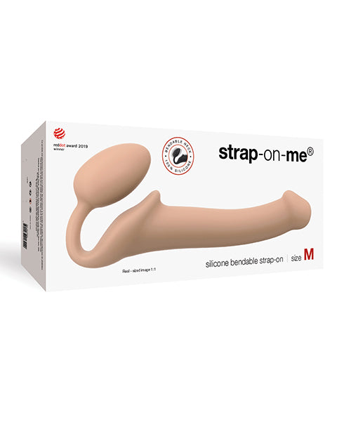 Strap On Me Silicone Bendable Strapless Strap On Medium - Assorted Colors