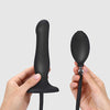 Strap On Me Inflatable Dildo Plug - Black