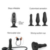 Strap On Me Inflatable Dildo Plug - Black