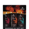 Earthly Body Summer 2025 Massage Oil Gift Set - 2 oz Body Surfing, Fresh Squeezed & Summer Fling