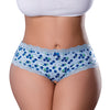Sweet Treats Crotchless Boy Short w/Wicked Sensual Care Blueberry Lube - Blue QN