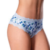 Sweet Treats Crotchless Boy Short w/Wicked Sensual Care Blueberry Lube - Blue S/M