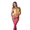 Seamless Sleeveless Gown - Sunset Ombre O/S