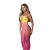 Seamless Sleeveless Gown - Sunset Ombre O/S