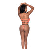 Rude Awakening Strappy Teddy Orange L/XL