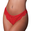 Sugar High Split Crotch Panty - Red L/XL