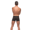 Private Screening Micro Mesh & Modal Skull Pouch Short Black