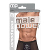 Private Screening Micro Mesh & Modal Skull Pouch Short Black