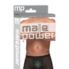 Private Screening Micro Mesh & Modal Pot Leaf Black