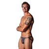 Pack & Play Jock w/Front Condom Pocket - Rainbow L/XL