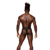 Sassy Lace Open Ring Thong Black L/XL