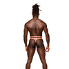 Rude Awakening Mesh Strap Thong Neon Orange L/XL