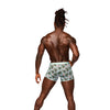 Sheer Prints Mesh Poly Spandex Seamless Short Flamingo MD