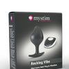 Mystim Rocking Force Silicone Buttplug Small - Black