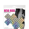 Neva Nude Mirrored Mayhem Holographic X Factor Pasties - Multi Color O/S