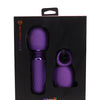 Nu Sensuelle Harlow Mini Wand w/Masturbator Attachment - Purple