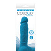 Colours Pleasures 5" Vibrating Dildo - Blue