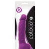 Colours Dual Density 5" Dong w/Balls & Suction Cup - Assorted Colors