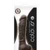 Colours Dual Density 8" Dildo - Dark Brown