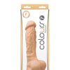 Colours Pleasures 7" Dong w/Balls & Suction Cup - White