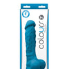 Colours Pleasures 7" Dong w/Balls & Suction Cup - Assorted Colors