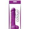 Colours Pleasures 5" Dildo w/Suction Cup - Assorted Colors