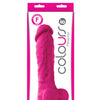Colours Pleasures 8" Dildo w/Suction Cup - Assorted Colors