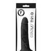 Colours Pleasures 5" Thin Dildo - Black