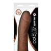 Colours Dual Density 7" Dildo - Brown