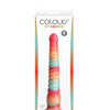Colours Stacked 9" Dildo - Red/Gold