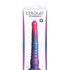 Colours Stacked 9" Dildo - Pink/Blue