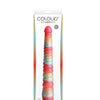 Colours Stacked 12" Dildo - Red/Gold